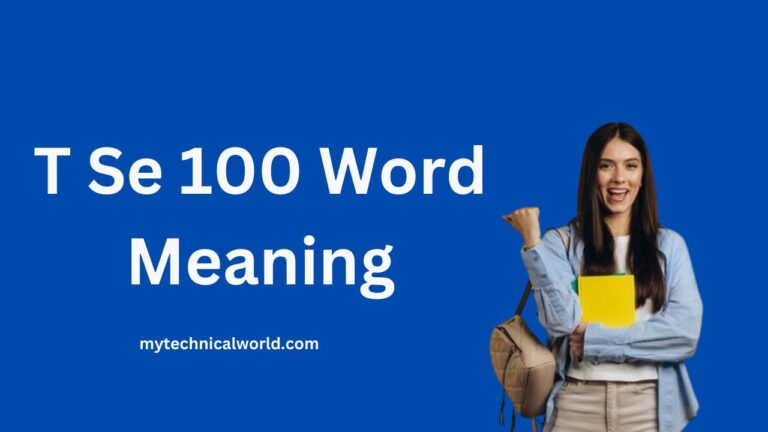 T se 100 word meaning list